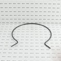 EZ Twist 6 5/8 inch x 9 Gauge Preformed Galvanized Steel Tie Wire 9 Gauge Fence Ties - 50 Pack Black Vinyl Coated
