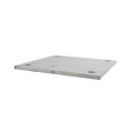 Chain Link 1/2" x 12" x 12" Weldable Surface Mount Floor Flange - Base Plate (Galvanized Steel) (Floor Flange)