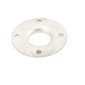 Chain Link 1 5/8" Weldable Surface Mount Floor Flange - Round Disk Flange (Pressed Steel)