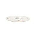 Chain Link 2" [1 7/8" OD] Weldable Surface Mount Floor Flange - Round Disk Flange (Pressed Steel)