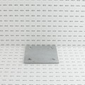 Chain Link 6" x 6" x 1/4" Square Weldable Surface Mount Floor Flange Base Plate (Galvanized Steel)