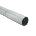 12" Chain Link Fence Post Extender - 12" x 2" (1 7/8" OD) (Galvanized Steel) 