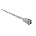 Chain Link Fence 48" Hardened Steel Rod with Type B Hook Connection
