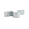Wood to Steel Pipe Grip Tie 1 5/8" Round Post to Wood Fence Bracket - Galvanized