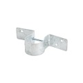 Wood to Steel Pipe Grip Tie 2" (1 7/8" OD) Round Post to Wood Fence Bracket - Galvanized