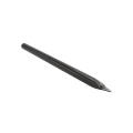 Black Ground Post Sleeve for 1 3/8" OD Pipe (Black Powder Coated Steel)