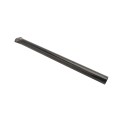 Black Ground Post Sleeve for 1 3/8" OD Pipe (Black Powder Coated Steel)