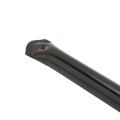 Black Ground Post Sleeve for 1 3/8" OD Pipe (Black Powder Coated Steel)