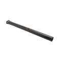 Black Ground Post Sleeve for 1 5/8" OD Pipe (Black Powder Coated Steel) (Sleeves)