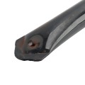 Black Ground Post Sleeve for 1 5/8" OD Pipe (Black Powder Coated Steel) (Sleeves)