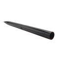Black Ground Post Sleeve for 1 5/8" OD Pipe (Black Powder Coated Steel) (Sleeves)