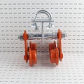 Chain Link Heavy-Duty Double Trolley Assembly for 6" I-Beam - Overhead Slide Gate Assembly (Pressed Steel)