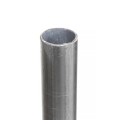 Chain Link Fence Heavy Duty Surface Mounting Post 2" [1 7/8" OD] Round Post x 36" Long Support Post Welded to Steel Plate for Fencing (SS40 Pipe)