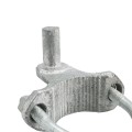 Chain Link Heavy Duty 2 1/2" [2 3/8" OD] x 5/8" Male Gate Post Hinge (Galvanized Malleable Steel)