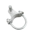 Chain Link Heavy Duty 2 1/2" [2 3/8" OD] x 5/8" Male Gate Post Hinge (Galvanized Malleable Steel)
