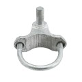 Chain Link Heavy Duty 2 1/2" [2 3/8" OD] x 5/8" Male Gate Post Hinge (Galvanized Malleable Steel)