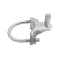 Chain Link Heavy Duty 2 1/2" [2 3/8" OD] x 5/8" Male Gate Post Hinge (Galvanized Malleable Steel)