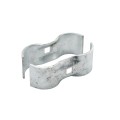 Chain Link Fence Heavy Panel Clamp 1 5/8" [1-5/8" OD] x 1 5/8" [1-5/8" OD] Pressed Steel 8 Ga (HDG)