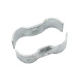 Chain Link Fence Heavy Panel Clamp 1 5/8" [1-5/8" OD] x 1 5/8" [1-5/8" OD] Pressed Steel 8 Ga (HDG)