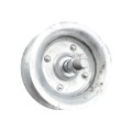 Chain Link Heavy Duty 1 5/8" Gate Pipe Track Safety Roller w/ Sealed Bearing 5 1/2" Wheel (Galvanized Steel