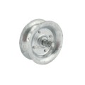 Chain Link Heavy Duty 1 5/8" Gate Pipe Track Safety Roller w/ Sealed Bearing 5 1/2" Wheel (Galvanized Steel)