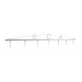Chain Link 84" Commercial Fence Stretcher Bar Fence Tool Chain Link Rake Tool with 7 Hooks (Tools)