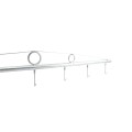 Chain Link 84" Commercial Fence Stretcher Bar Fence Tool Chain Link Rake Tool with 7 Hooks (Tools)