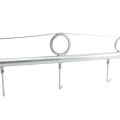 Chain Link 84" Commercial Fence Stretcher Bar Fence Tool Chain Link Rake Tool with 7 Hooks (Tools)