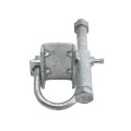 Chain Link 1 5/8" - 1 1 7/8"Heavy Duty Track Wheel Bracket with U-Bolt - Pressed Steel (Bracket)