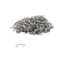 12 Gauge Galvanized Steel 1.2 oz Chain Link Fence Hog Rings (2 LBS )