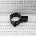 Chain Link 6 5/8" Black Industrial Gate Box Hinge - Butt Hinge (Pressed Steel)