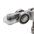 Chain Link 4-Wheel Truck Assembly Includes 2" [1 7/8" OD] Guide Wheels and 2" Standard Bearings (Galvanized Steel) (Other)