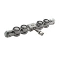 Chain Link 8-Wheel Titan Truck Assembly Includes 2" [1 7/8" OD] Guide Wheels and 2" Standard Bearings (Galvanized Steel) (Other)