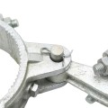 Chain Link 4 1/2" Industrial Offset Hinge Malleable - Malleable Steel