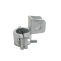 Chain Link Industrial Drop Rod & Latch Kit For 1 5/8" - 2" Round Gate Frames (Hot Dip Galvanized Malleable Steel) 