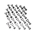 Electric Fence Insulator 25 Pack For Chain Link Fence Fabric or 1 3/4" to 2 1/8" Width U-Posts - Black