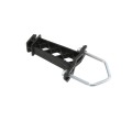 Insulator For Chain Link Fence Posts, Top Rails, Tube Gates, and Corral Panels (Pack of 10) Includes Hardware (Black) - INCLP-B - Dare 3359-10