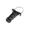 Insulator For Chain Link Fence Posts, Top Rails, Tube Gates, and Corral Panels (Pack of 10) Includes Hardware (Black) - INCLP-B - Dare 3359-10