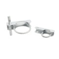 Chain Link 4" Industrial Offset Hinge (Pressed Steel)
