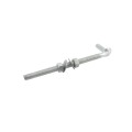 Chain Link 5/8" x 10" Male J Bolt Gate Hinge w/ 2 Nuts (Galvanized Steel)