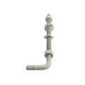 Chain Link 3/4" x 12" Male J-Bolt Gate Hinge w/ 2 Nuts (Galvanized Steel) - No Collar (Bolt)