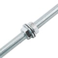 Chain Link 3/4" x 12" Male J-Bolt Gate Hinge w/ 2 Nuts (Galvanized Steel)