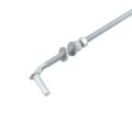 Chain Link 5/8" x 13" Male J-Bolt Gate Hinge w/ 2 Nuts (Galvanized Steel)