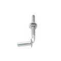 Chain Link 5/8" x 8" Male J-Bolt Gate Hinge w/ 2 Nuts (Galvanized Steel)