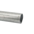 Chain Link 10' 6" Long x 1 3/8" Round Residential Fence Pipe Tubing [0.055" Wall] - Galvanized Steel