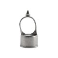 Chain Link Die-Cast 1 5/8" [1 5/8" OD] x 1 3/8" [1 3/8" OD] Acorn Top Rail Eye Top Loop Cap - Line Post Top Cap (Aluminum)