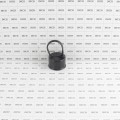 Chain Link 1 5/8" [1 5/8" OD] x 1 3/8" [1 3/8" OD] Black Top Rail Eye Top Loop Cap - Line Post Top Cap