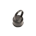 Chain Link 1 5/8" [1 5/8" OD] x 1 3/8" [1 3/8" OD] Black Top Rail Eye Top Loop Cap - Line Post Top Cap