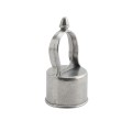 Chain Link 2" [1 7/8" OD] x 1 3/8" [1 3/8" OD] Acorn Top Rail Eye Top Loop Cap - Line Post Top Cap (Die Cast Aluminum) (Loop Cap)