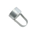 Chain Link 2 1/2" [2 3/8" OD] x 1 5/8" [1 5/8"; OD] Top Rail Eye Top Loop Cap - Line Post Top Cap (Galvanized Steel)